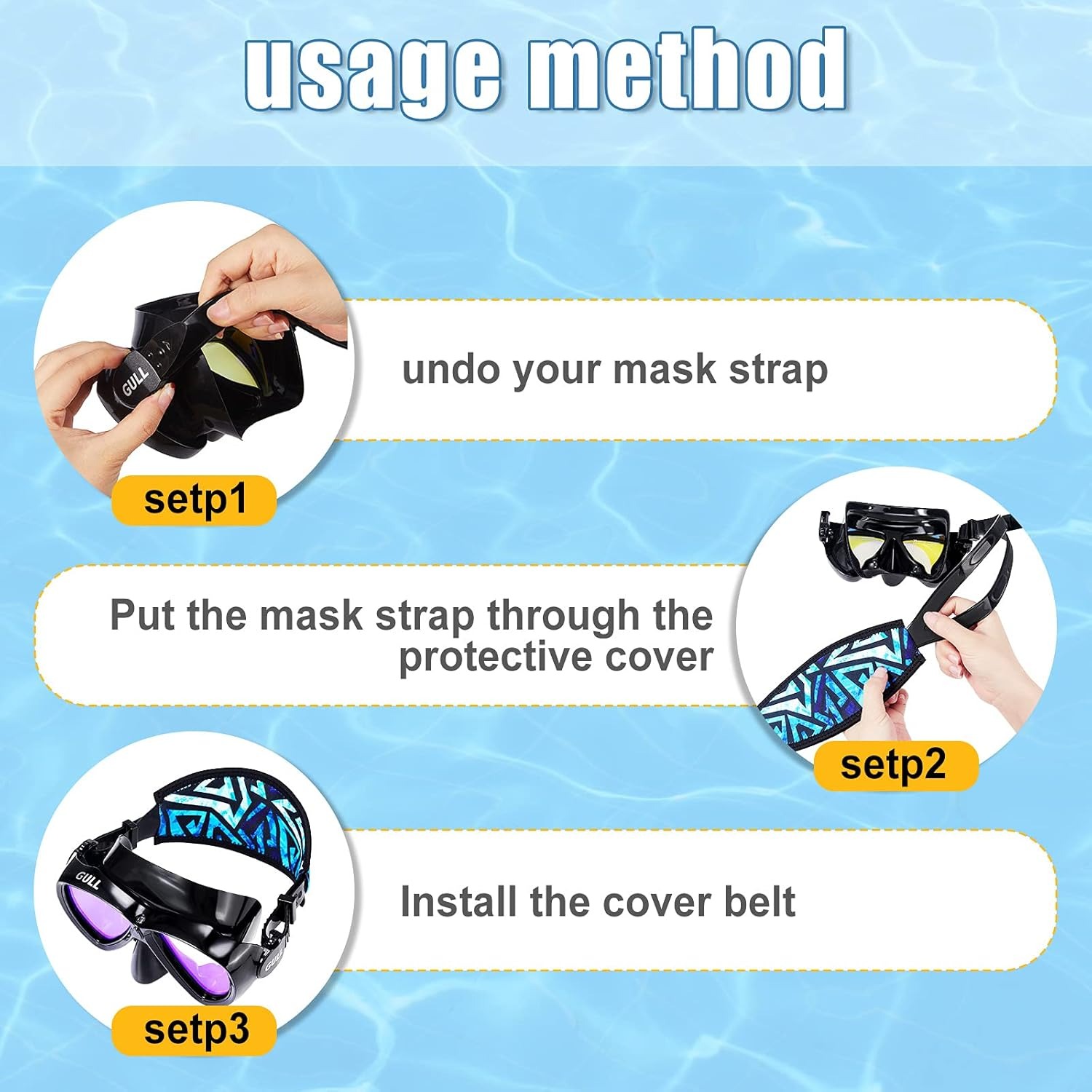 Маска для подводного плавания, – обзор и цена Freediving Mask Set