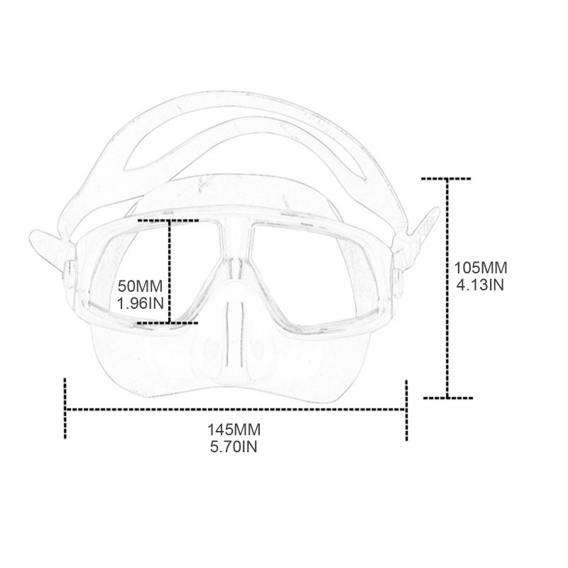 Маска для подводного плавания  – обзор и цена Freediving Mask Set